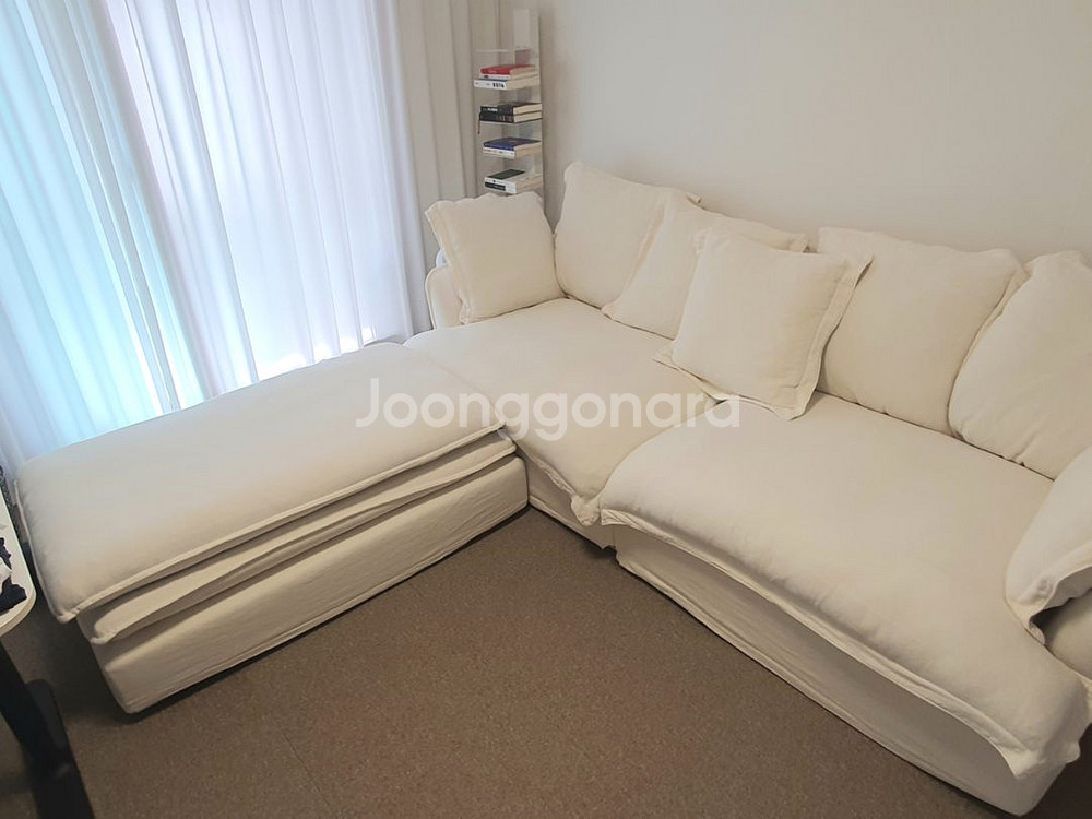 듀커 소파 DK038 쇼파 + 오토만 스툴--1