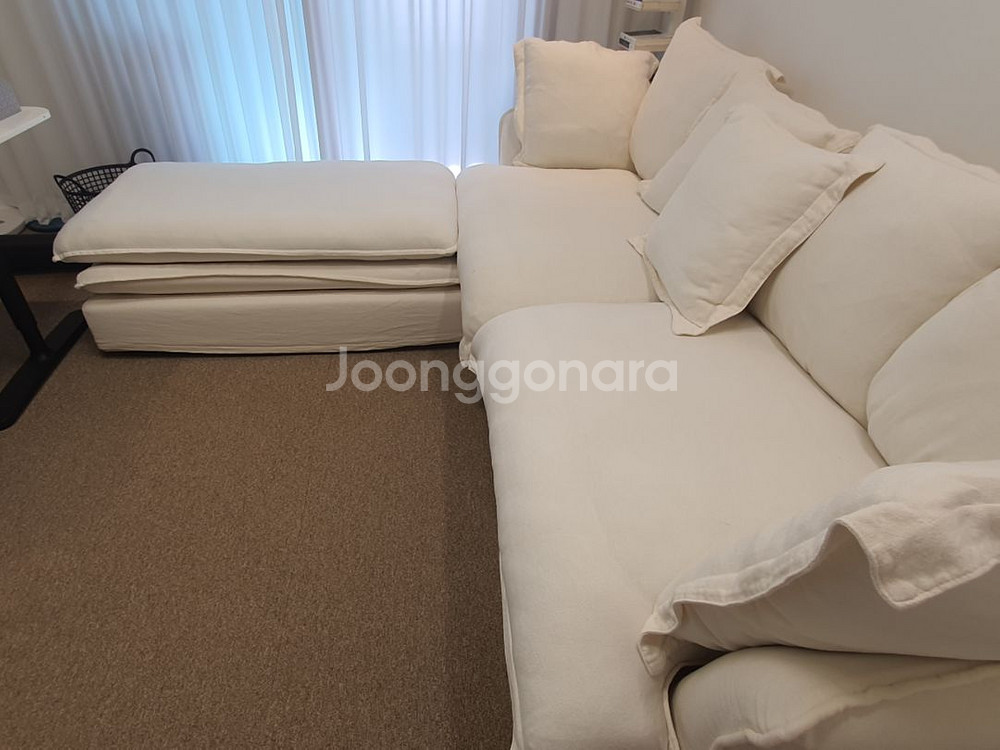 듀커 소파 DK038 쇼파 + 오토만 스툴--4