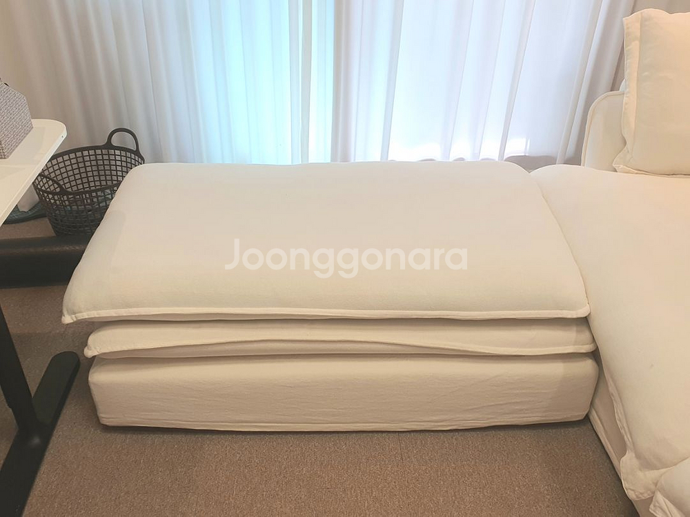 듀커 소파 DK038 쇼파 + 오토만 스툴--3