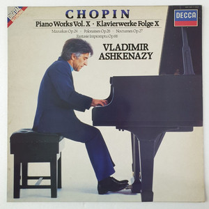 (LP) Ashkenazy 쇼팽 피아노 작품집 V.10