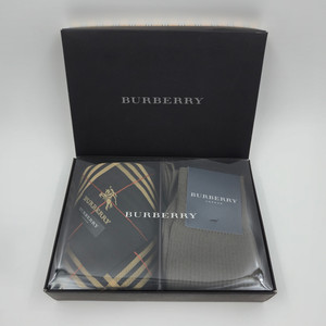 버버리 BURBERRY 손수건 스카프 + 양말 세트