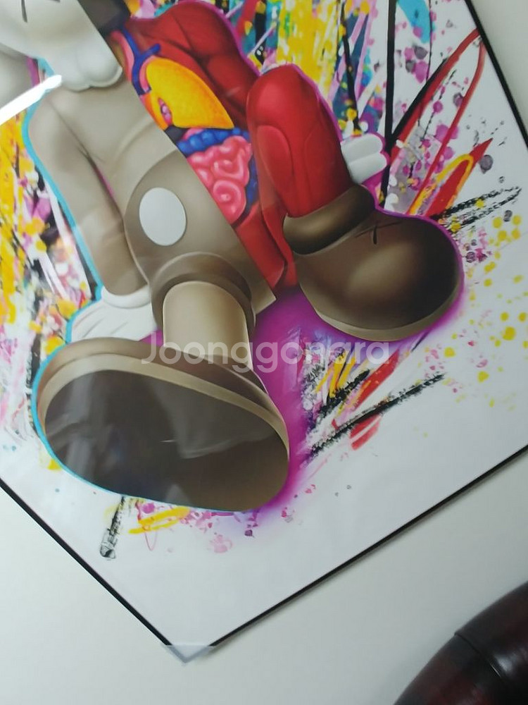 카우스 베어브릭 브릭비어 대형 그림 액자 인테리어 소품--5