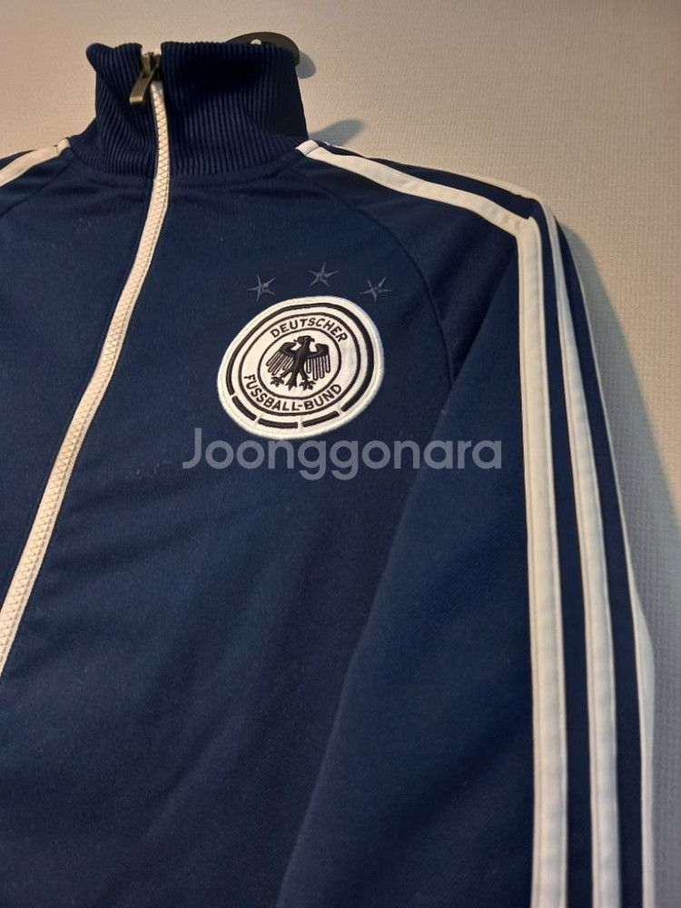 아디다스 대장급 독일 네이비 남흰 트랙탑 져지집업85--1
