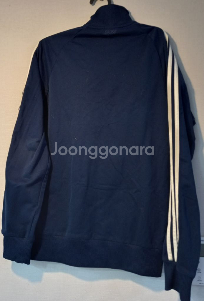 아디다스 대장급 독일 네이비 남흰 트랙탑 져지집업85--3