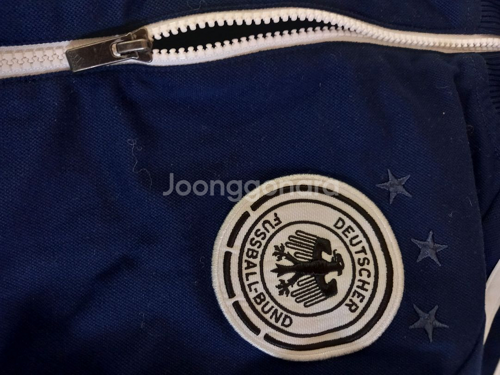 아디다스 대장급 독일 네이비 남흰 트랙탑 져지집업85--2
