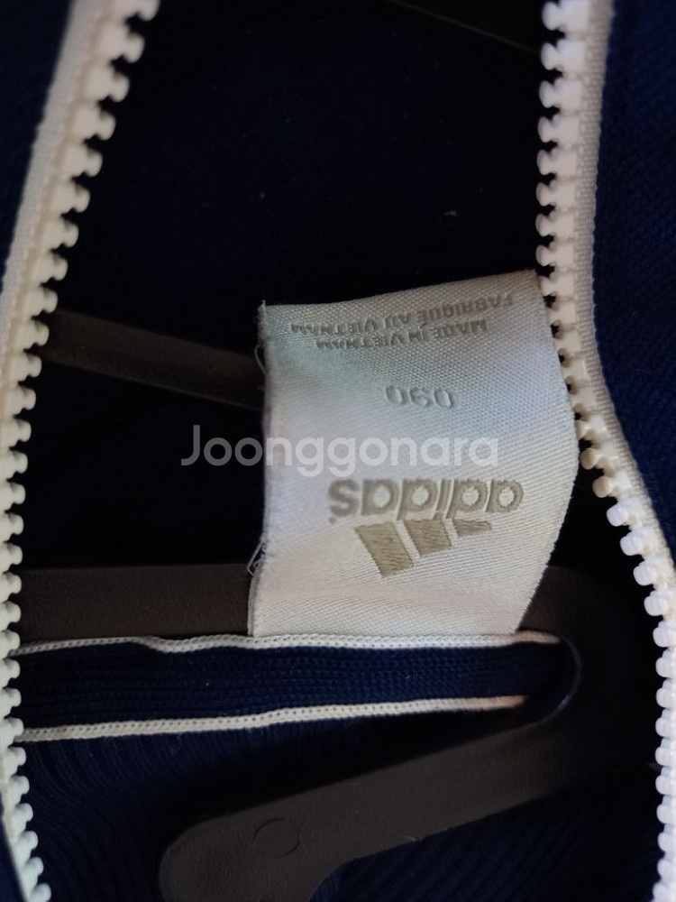 아디다스 대장급 독일 네이비 남흰 트랙탑 져지집업85--4