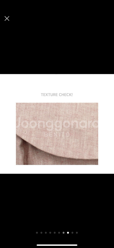 [중고]리넨 자켓+미디스커트 셋업 (size : s)--7