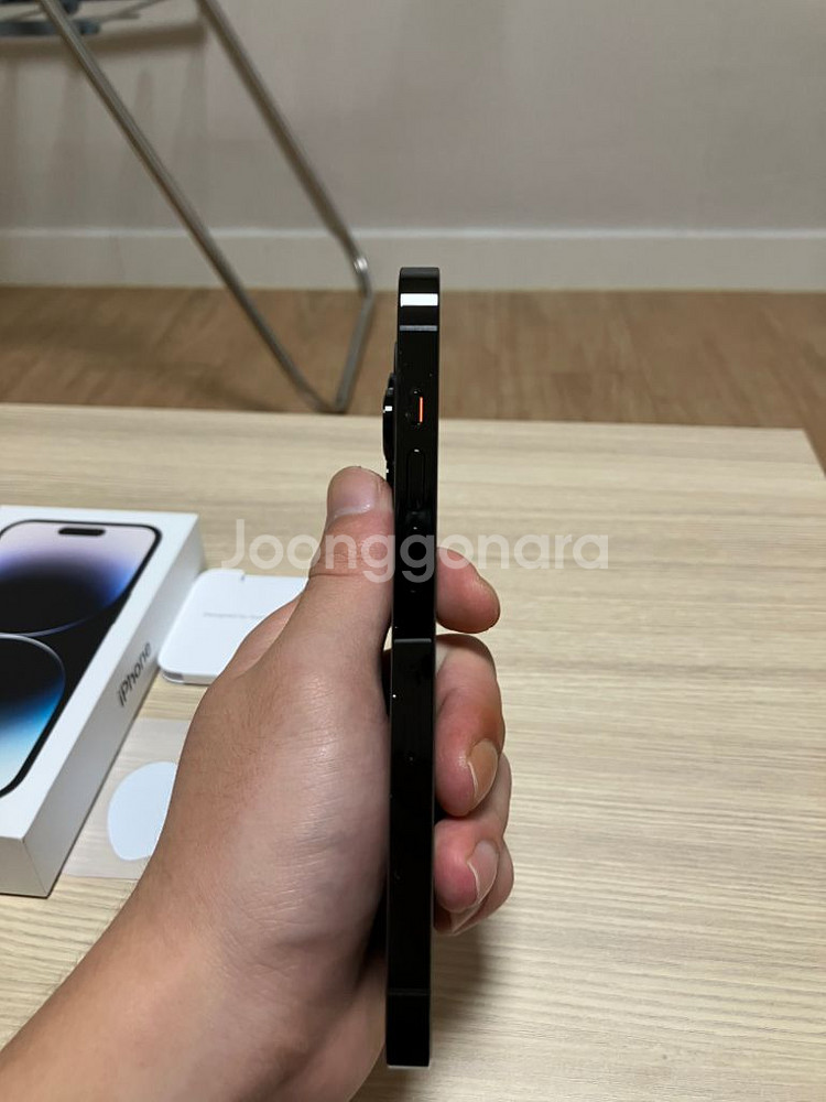 아이폰14프로 256G 스페이스 블랙 배터리 100--4