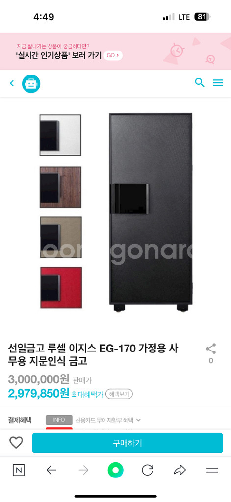 선일금고 EG-170 411L--6