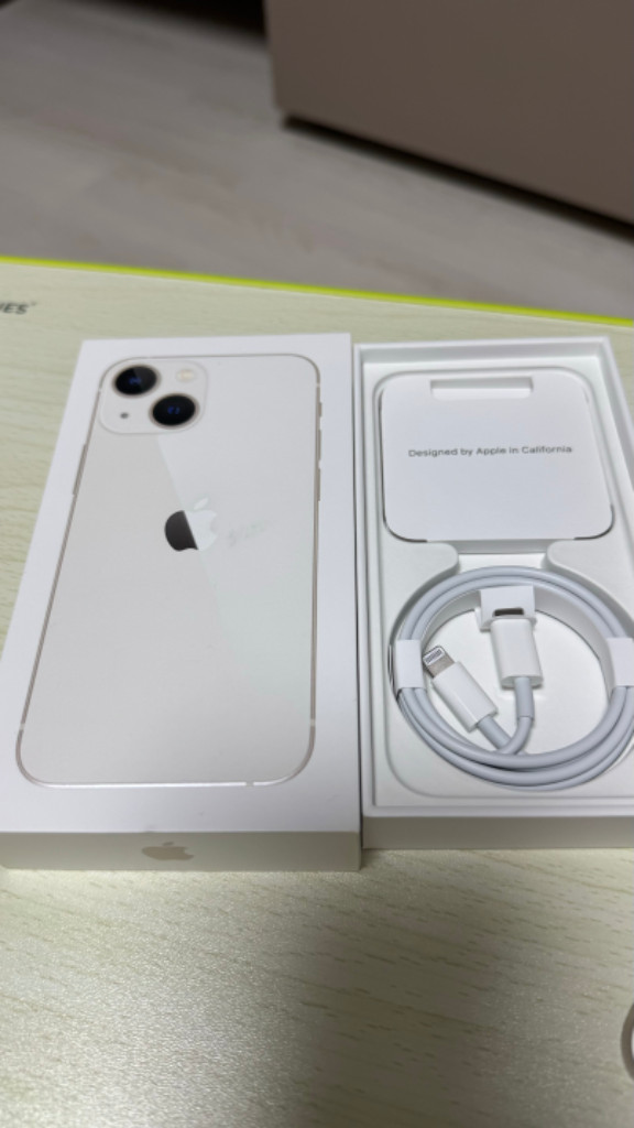 아이폰13미니 256 스타라이트 풀박--6