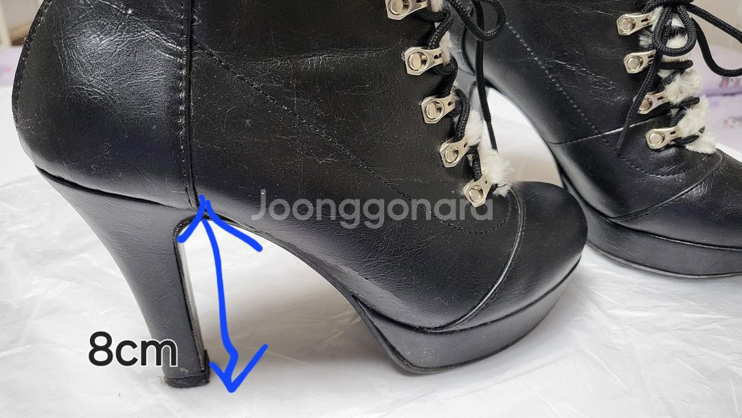 블랙 구두 신발 힐 펌프스 굽 플랫폼 퍼 하이힐--4