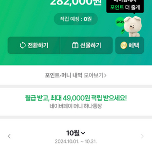 네이버페이 162000원 팔아요