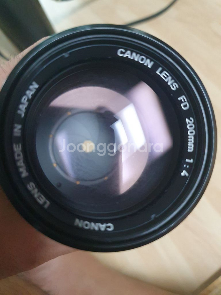 캐논 수동렌즈 LENS FD 200mm 1:4--4