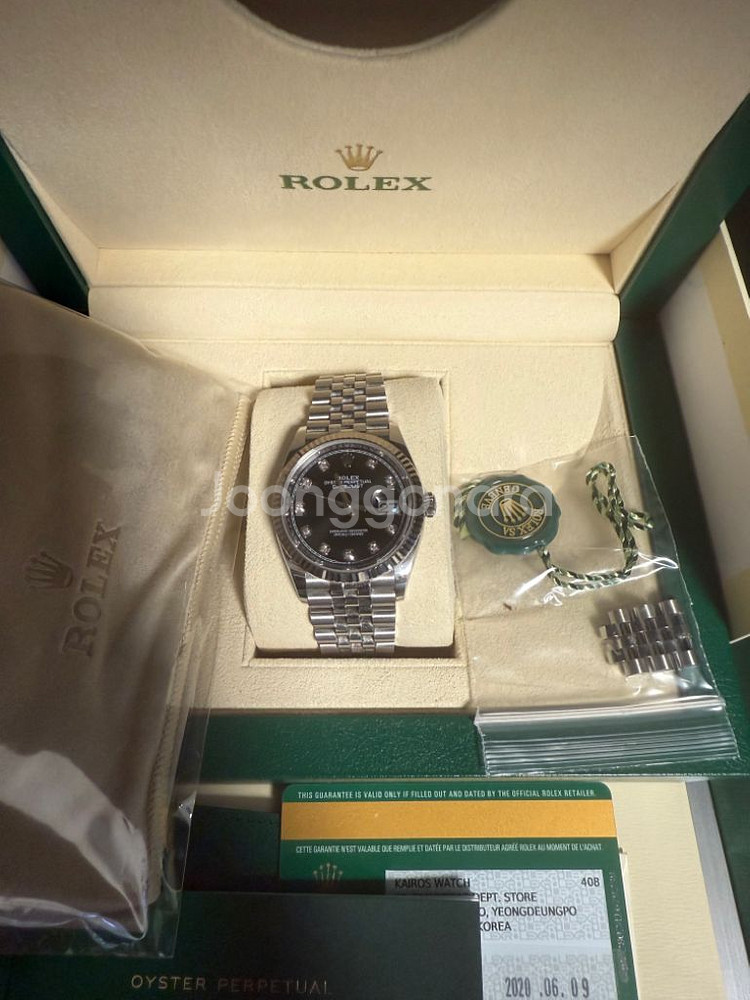 롤렉스 데이저스트36 검판 텐포 팝니다--2
