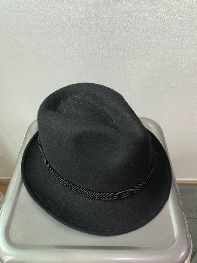 블랙 유니섹스 페도라 2개 이미지