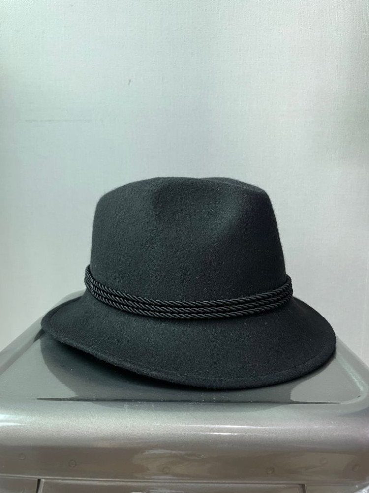 블랙 유니섹스 페도라 2개 이미지