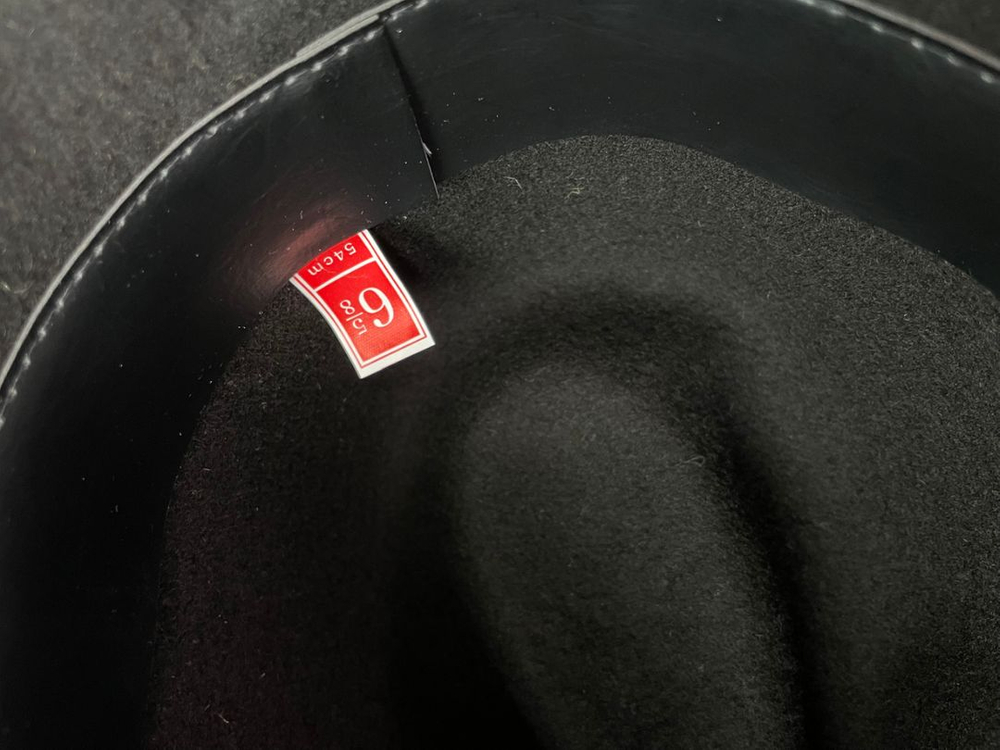 블랙 유니섹스 페도라 2개 이미지