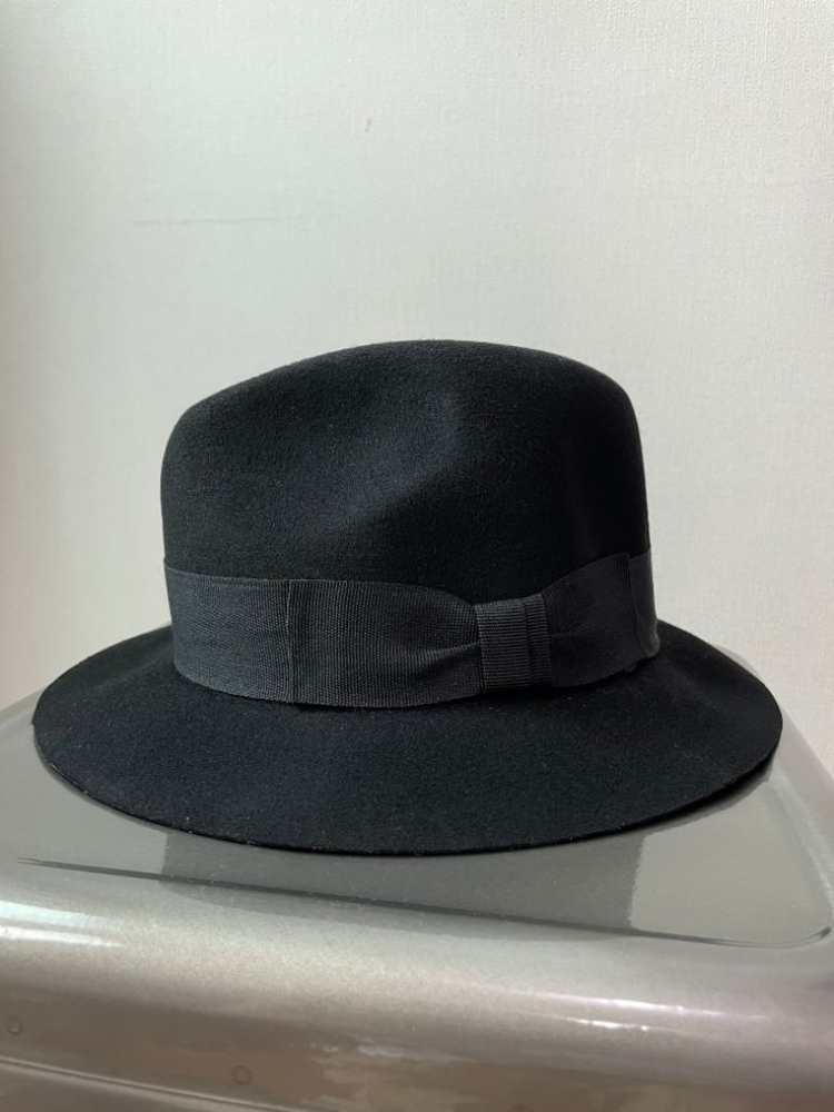 블랙 유니섹스 페도라 2개 이미지