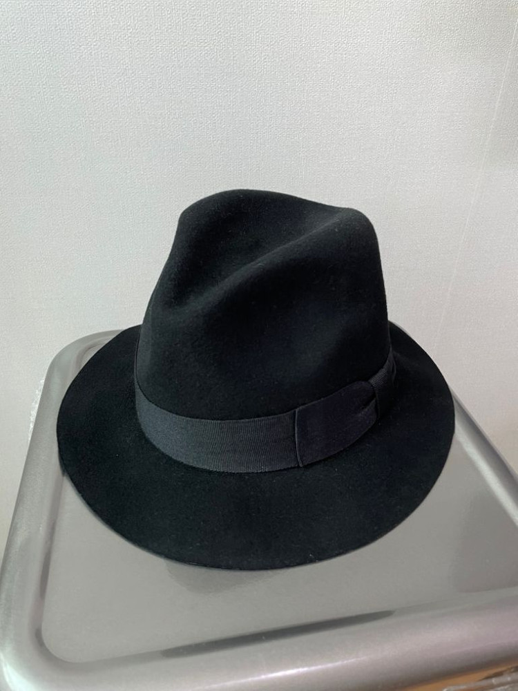 블랙 유니섹스 페도라 2개 이미지