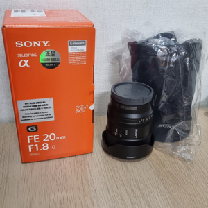 소니SONY 20mm F1.8 G렌즈 판매