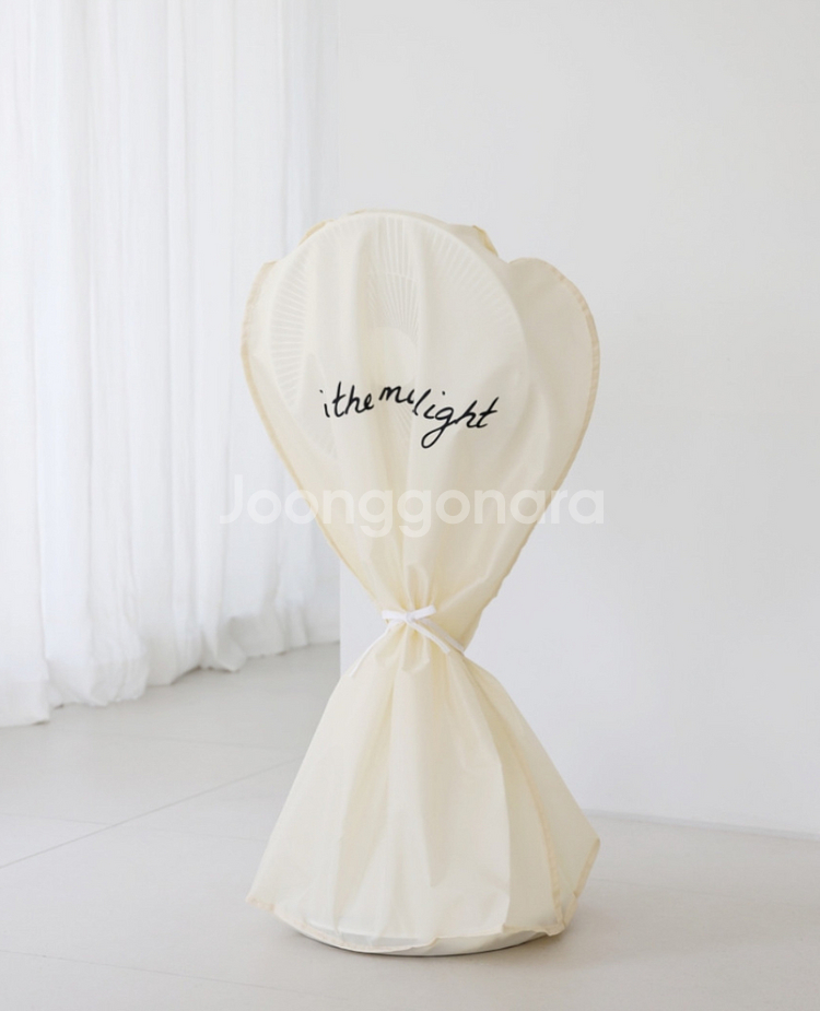 스탠드형 선풍기 커버 덮개 화이트--0