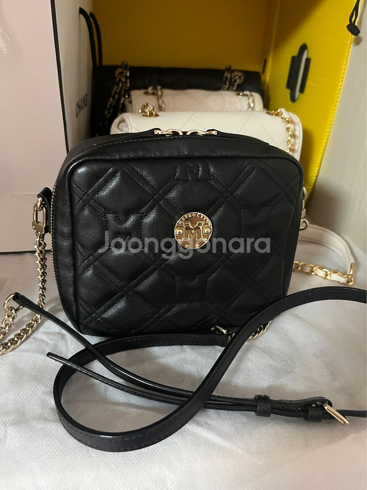 메트로시티 블랙 미니백 크로스백--1