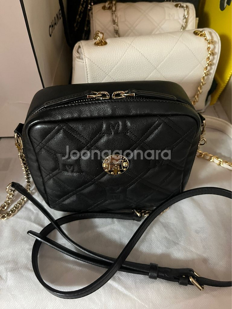 메트로시티 블랙 미니백 크로스백--4