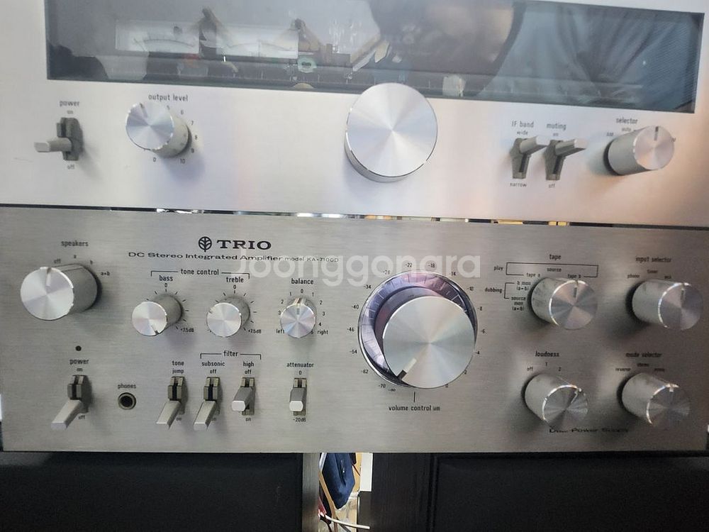 트리오 현켄우드 인티앰프 ka-7100d--4