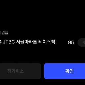 2024 jtbc 마라톤 10k 95사이즈양도