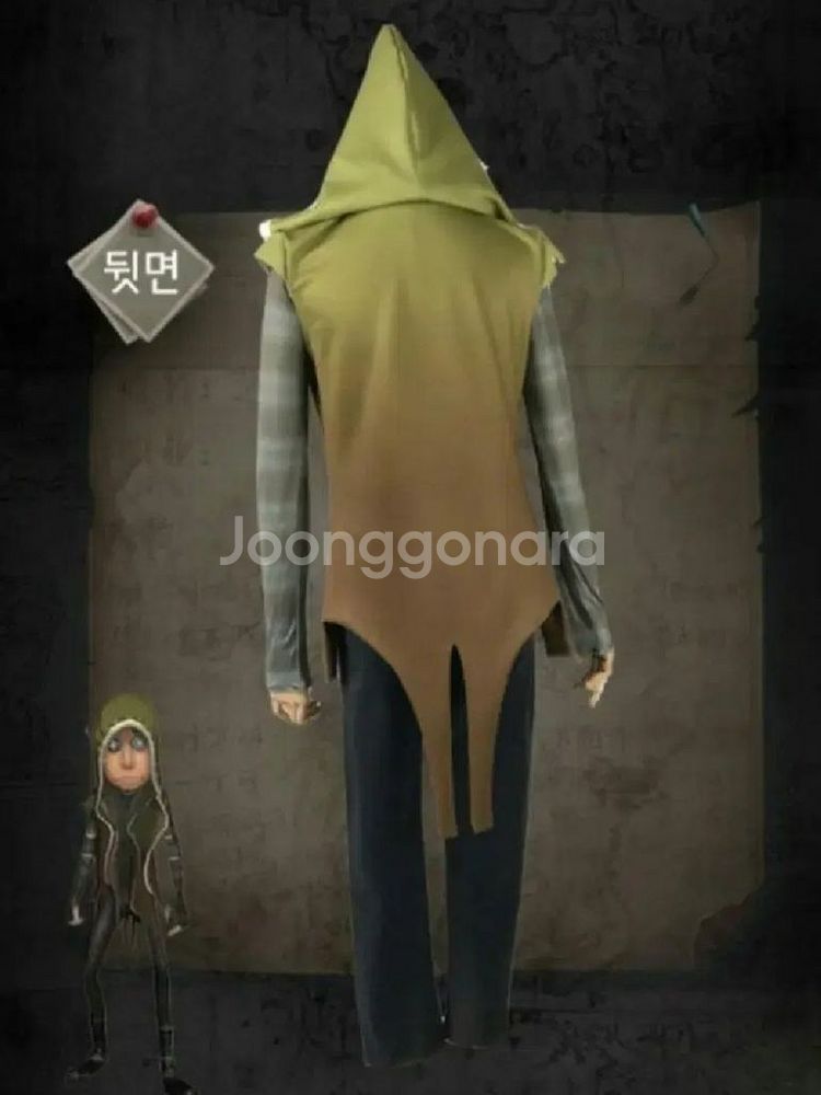 제5인격 용병 코스프레 옷 [ 글러브,가발 포함]--2