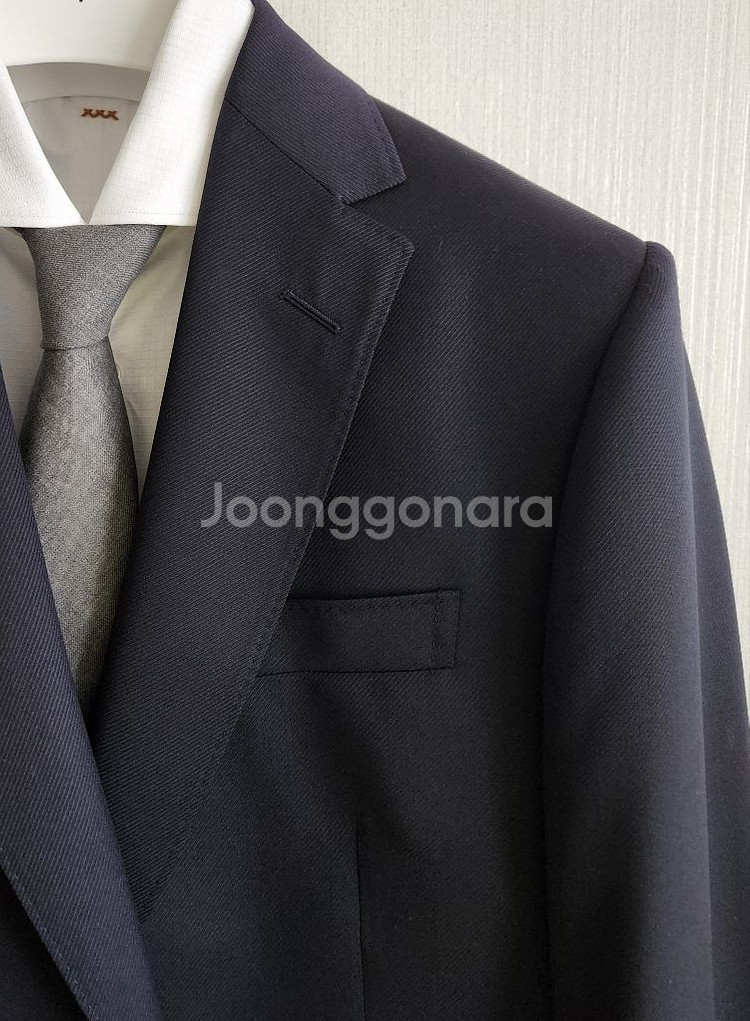 지제냐 테일러라인 다크네이비 수트 드롭8 정장 뉴로고--4