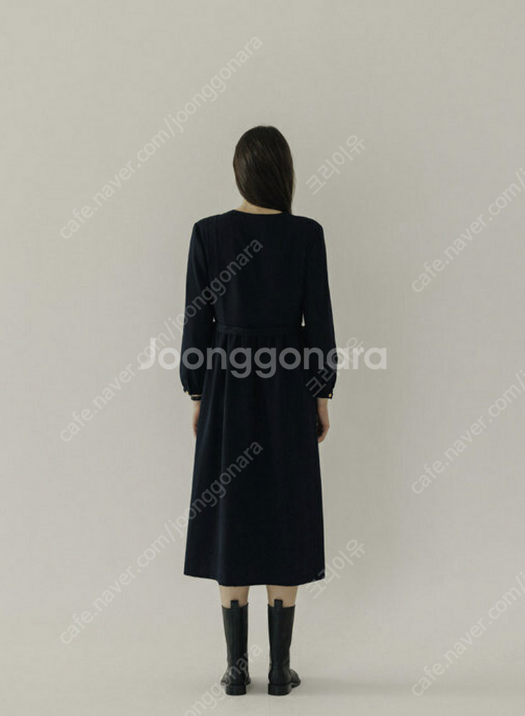 호와스 BUTTON ONE PIECE (NAVY)--1