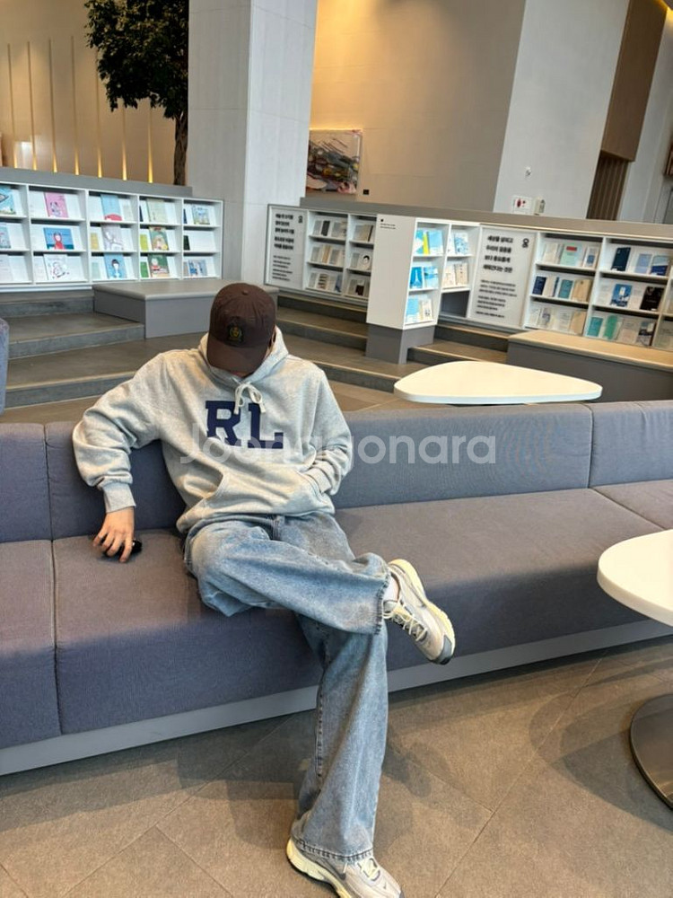 폴로 랄프로렌 기모 후드티 (새상품)--1