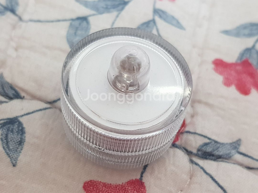 미니 LED 블럭 투명 어항 인테리어 소품 저금통--6