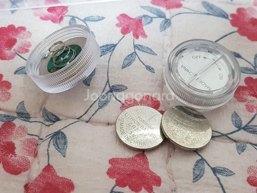 미니 LED 블럭 투명 어항 인테리어 소품 저금통--7