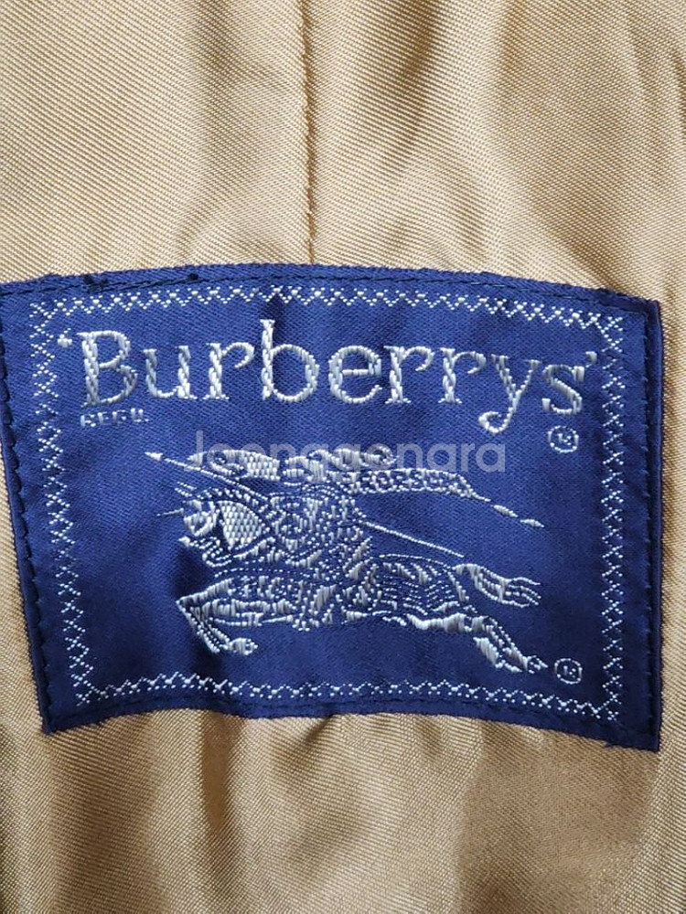 (L) 버버리 트렌치코트 베이지 더블 내피세트 벨트--2