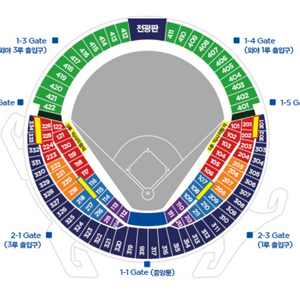 와일드카드 1차전 두산 vs KT 3루 외야석