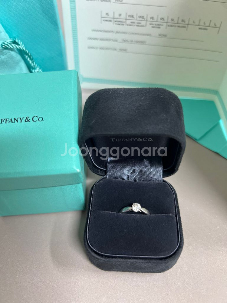 티파니앤코 다이아 반지 0.31CT--2