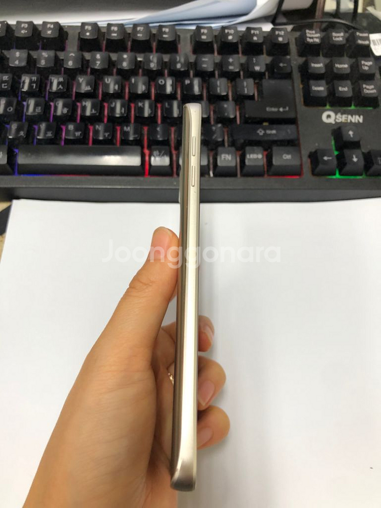 KT 갤럭시노트5 골드 AA급 64GB 무잔상 자녀폰--4