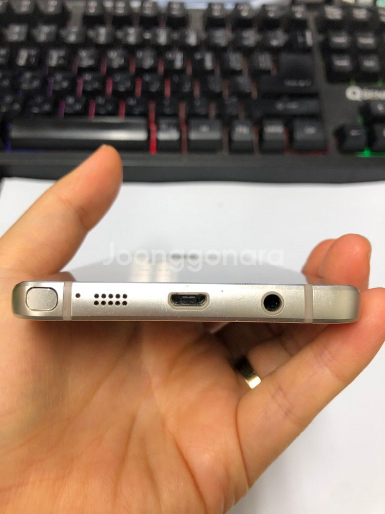 KT 갤럭시노트5 골드 AA급 64GB 무잔상 자녀폰--6
