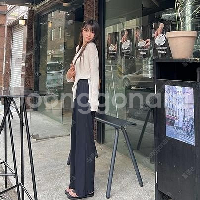 새상품) 마리마켓 기능성 만구땡 팬츠 블랙 롱 L--2