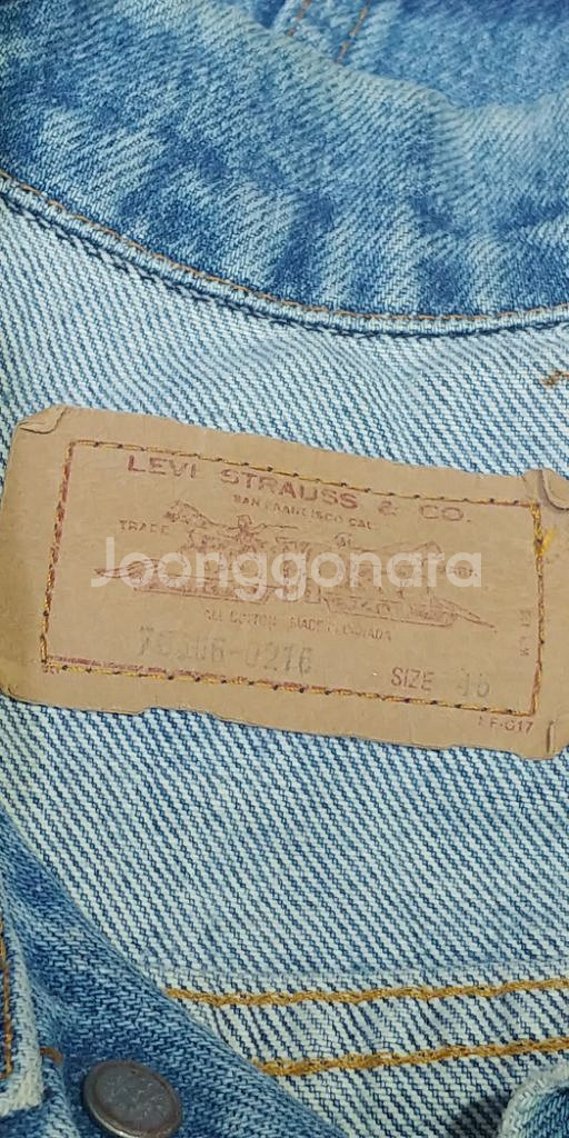 100 리바이스청자켓 남자청자켓 트러커자--2