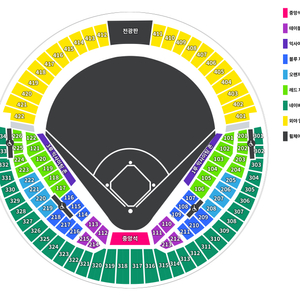 10/6(일) LGvsKT 3루 외야 그린지정석 4연석