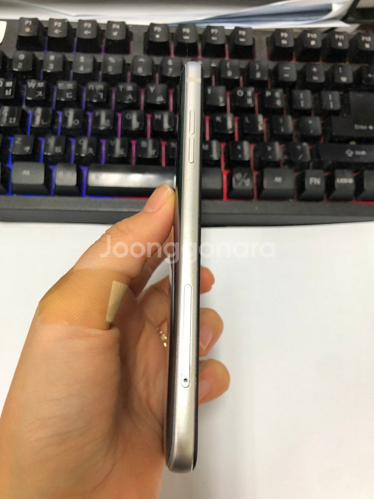LG Q6 마린블루 외관깨끗 32GB 무잔상 업무용--4