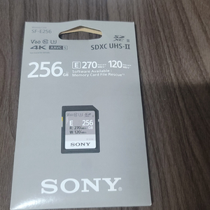 소니sdxc uhs-2 v60 256gb 메모리카드 미