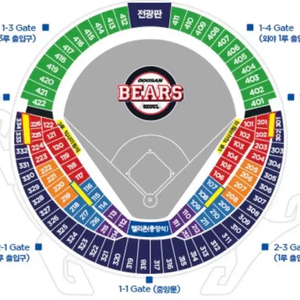 10.3 두산 vs KT 2차전 3루 외야 2연석