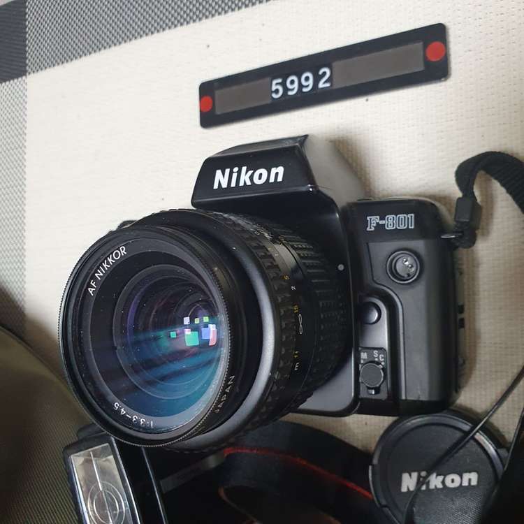 니콘 F-801 필름카메라 가방 세트 이미지