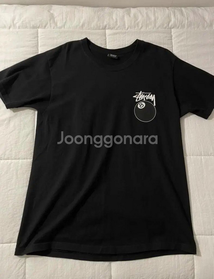 스투시 반팔 블랙--0