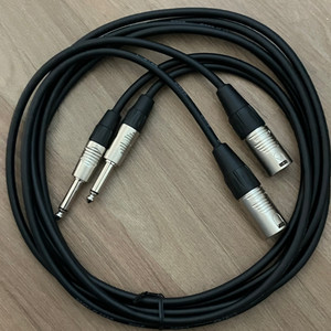 카나레 TS TO XLR 2m 케이블 1조