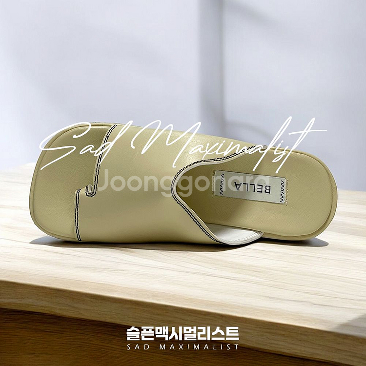 230~250 스티치 통굽 뮬 쪼리 슬리퍼 힐_0117--1